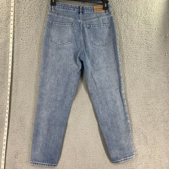 Y2K Baggy Jeans Union Bay Womens High Waist Straight Jrs 5 Vtg 90s Cotton - Picture 6 of 15